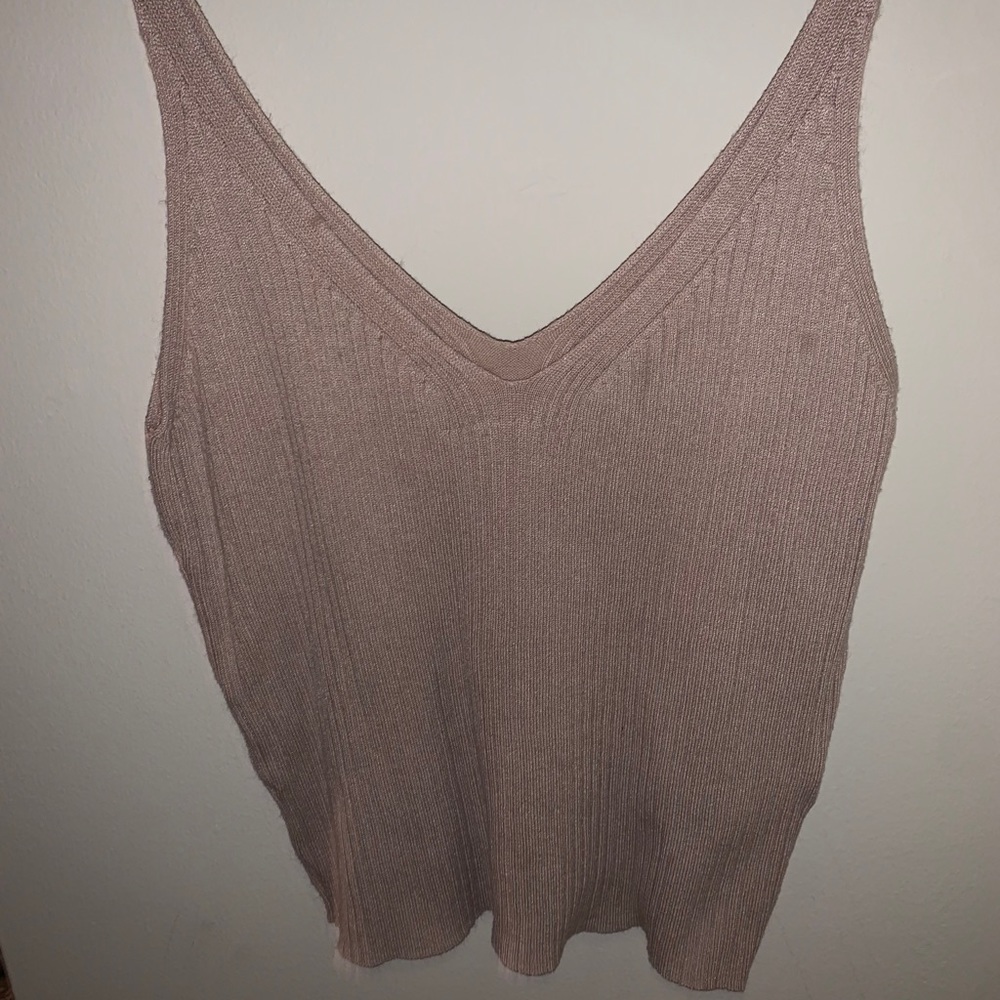 Brown/ tan Tank top // size small